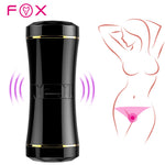 Masturbator vibrant realist cu două capete Fox din seria B
