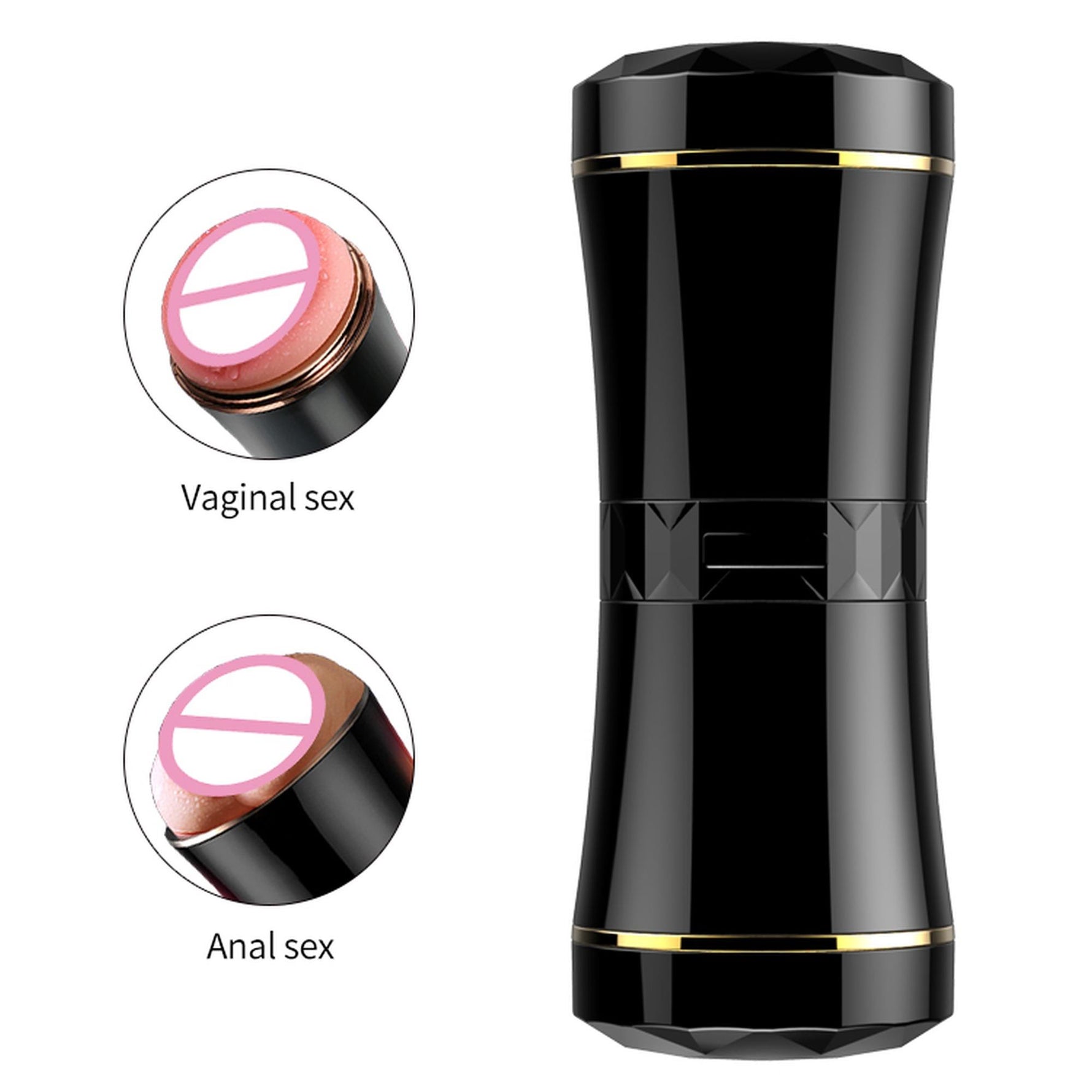 Masturbator vibrant realist cu două capete Fox din seria B