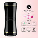 Masturbator vibrant realist cu două capete Fox din seria B