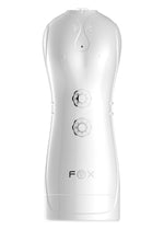 Masturbator vibrant pulsatoriu Fox USB seria B White