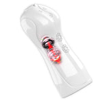 Masturbator vibrant pulsatoriu Fox USB seria B White