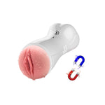 Masturbator vibrant pulsatoriu Fox USB seria B White