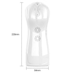 Masturbator vibrant pulsatoriu Fox USB seria B White