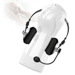 Masturbator vibrant pulsatoriu Fox USB seria B White
