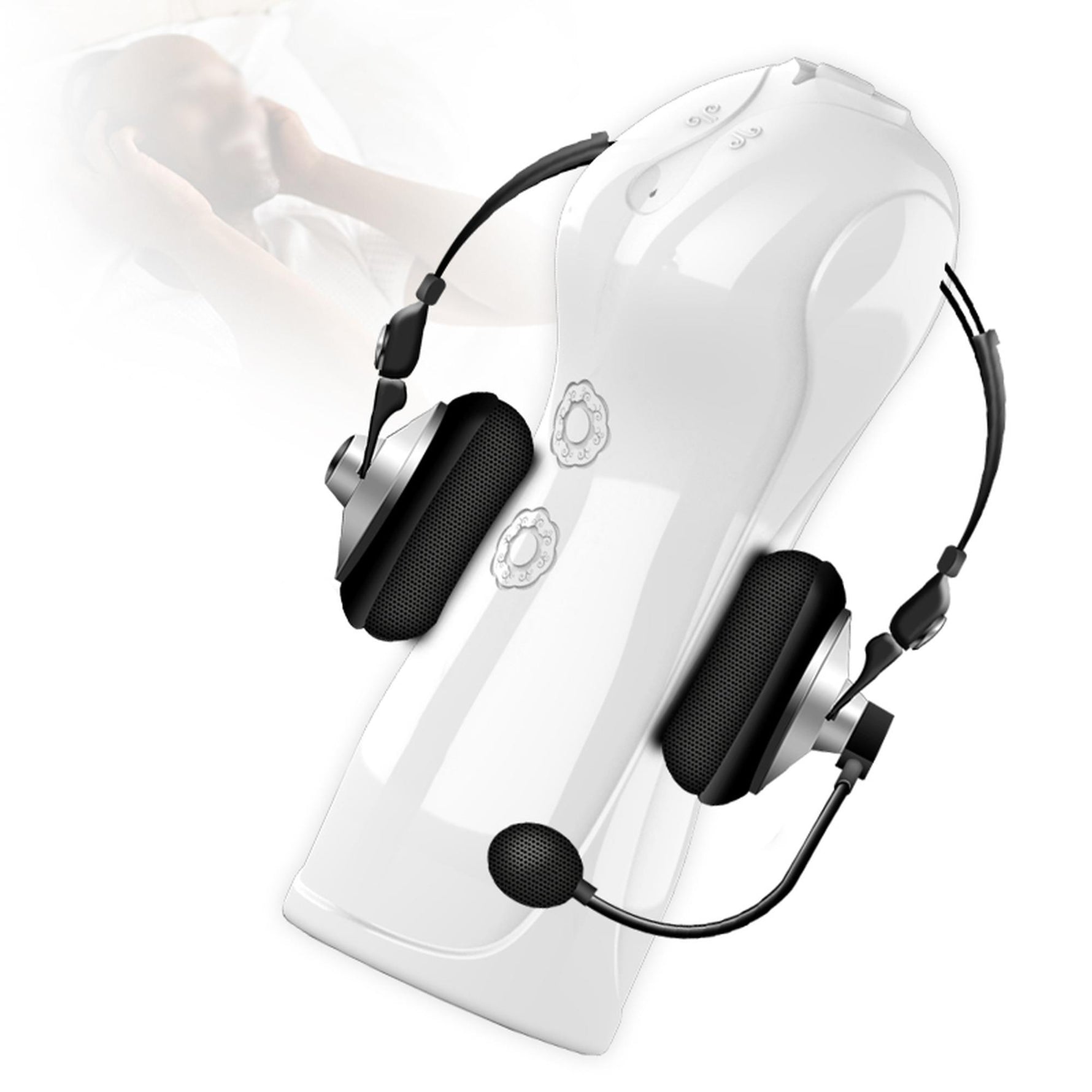 Masturbator vibrant pulsatoriu Fox USB seria B White