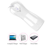 Masturbator vibrant pulsatoriu Fox USB seria B White