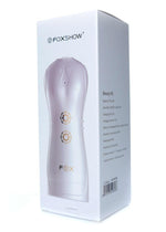 Masturbator vibrant pulsatoriu Fox USB seria B White