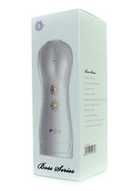 Masturbator vibrant pulsatoriu Fox USB seria B White
