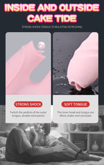 Vibrator Rabbit din silicon cu impuls și încălzire, Purple USB