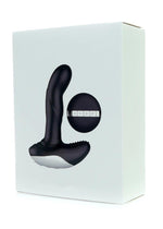 Masaj pentru prostată din silicon cu telecomandă, încălzire USB, 13,5 cm negru