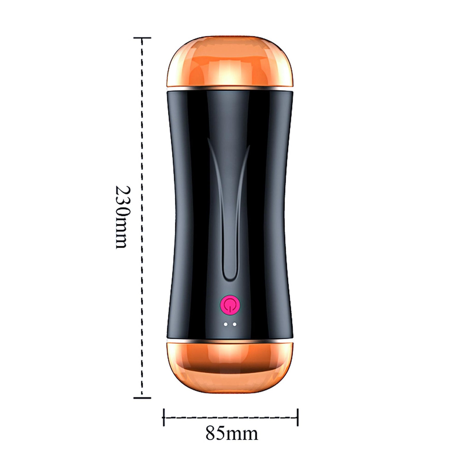Masturbator vibrant cu două capete Fox USB seria B