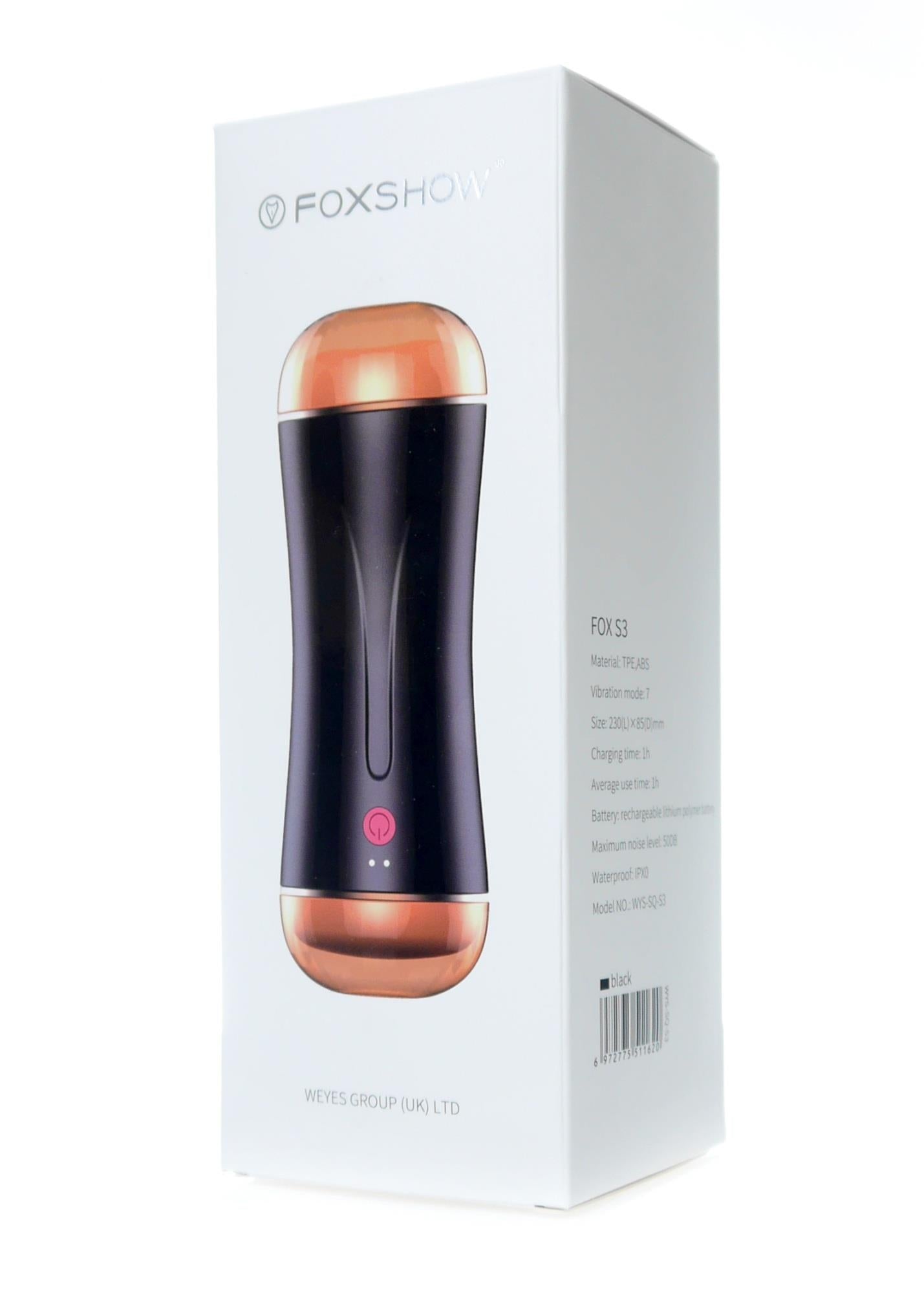 Masturbator vibrant cu două capete Fox USB seria B