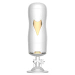 Masturbator vibrant cu două fețe Fox seria B, alb, USB