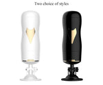 Masturbator vibrant cu două fețe Fox seria B, alb, USB