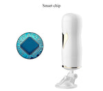 Masturbator vibrant cu două fețe Fox seria B, alb, USB