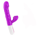 Vibrator pentru limbă Fox USB din silicon seria B, 23 cm
