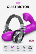 Vibrator pentru limbă Fox USB din silicon seria B, 23 cm
