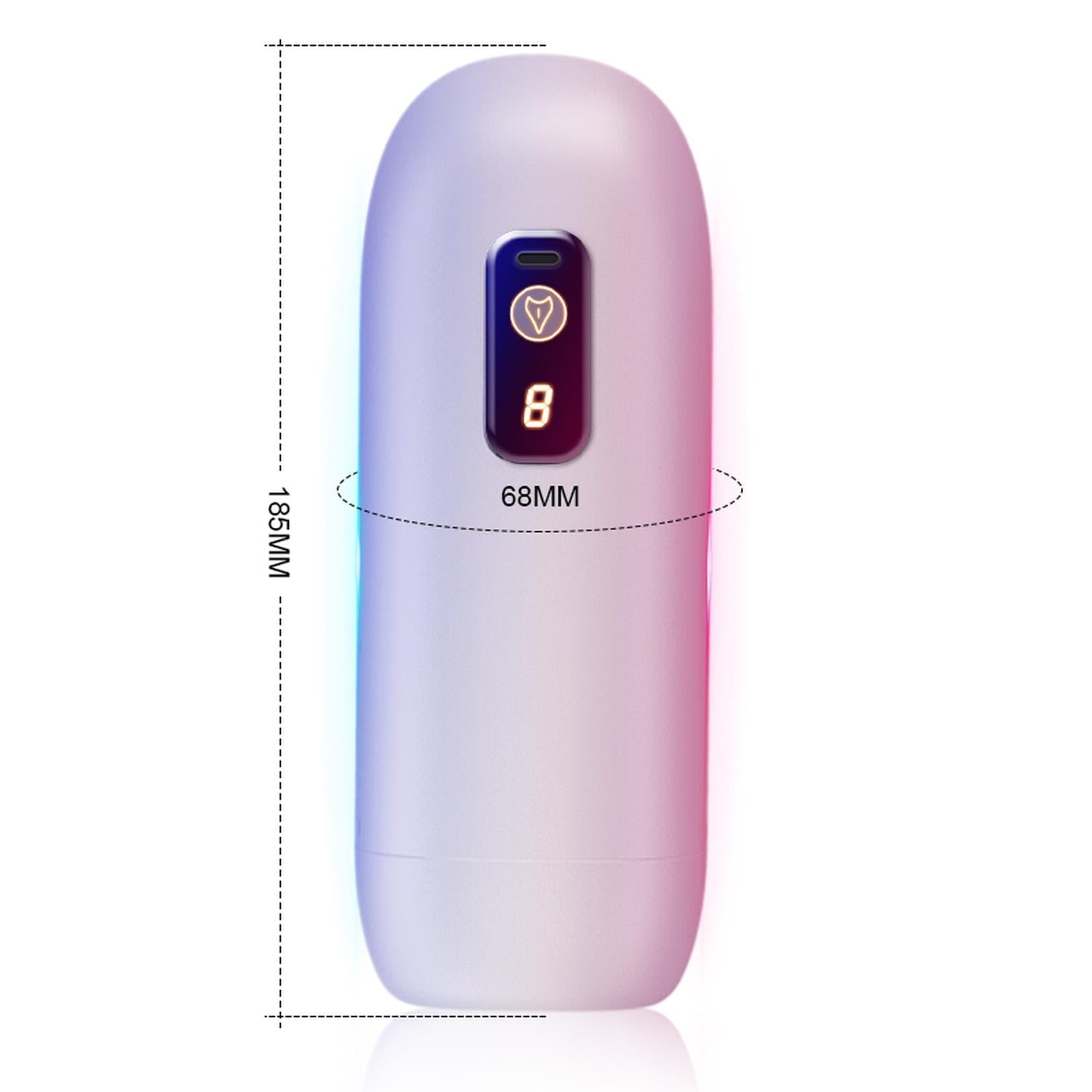 Masturbator vaginal USB Fox seria B cu 8 vibrații