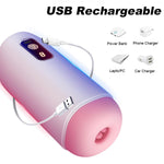 Masturbator vaginal USB Fox seria B cu 8 vibrații