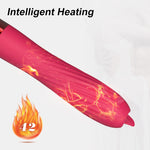 Vibrator din silicon încălzit cu USB Fox seria B cu limbă mobilă