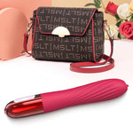 Vibrator din silicon încălzit cu USB Fox seria B cu limbă mobilă