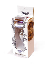 Dop anal din oțel inoxidabil HeavyFun cu diamant violet 7 cm