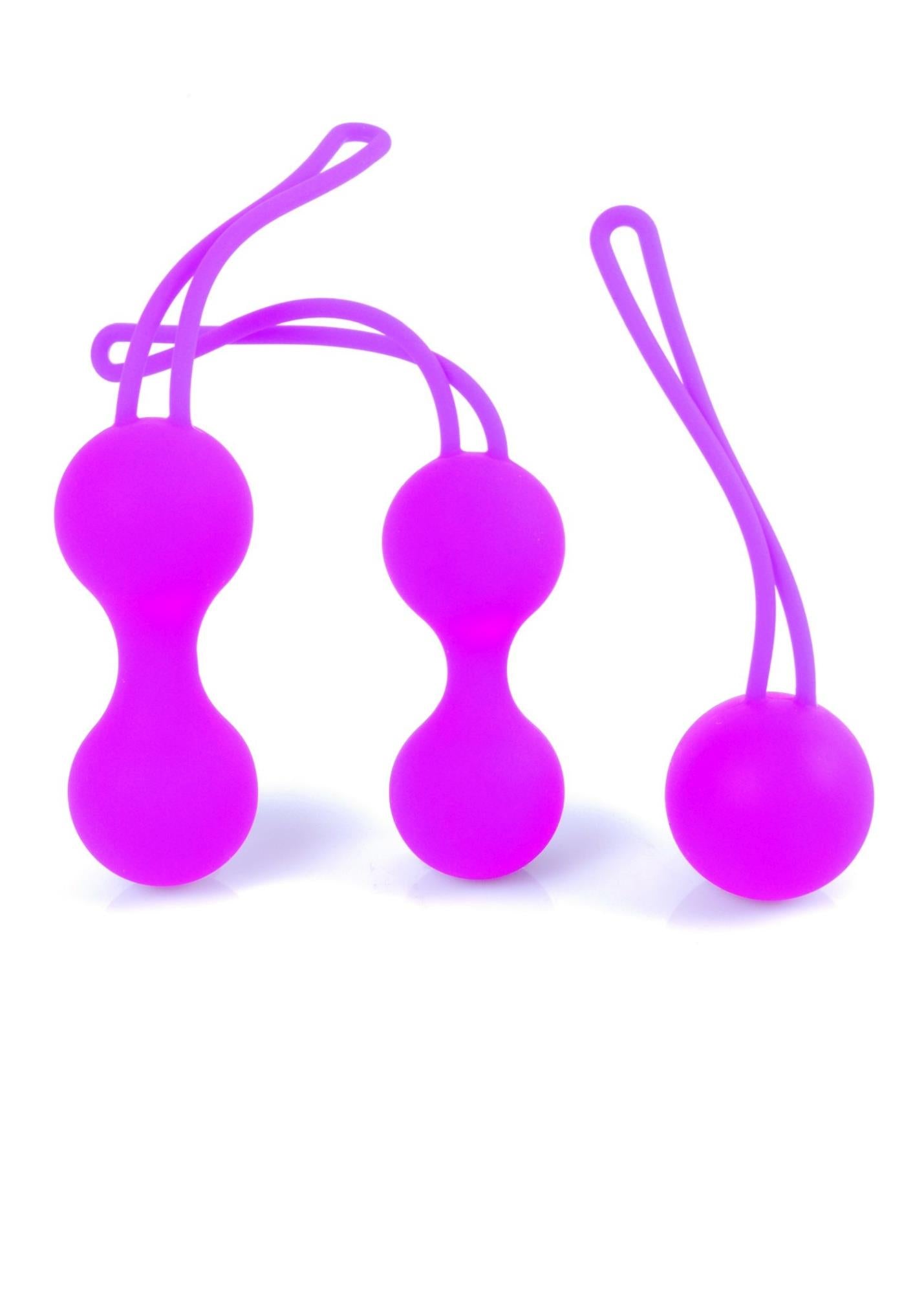 Bile Kegel din silicon HeavyFun, mov, impermeabile