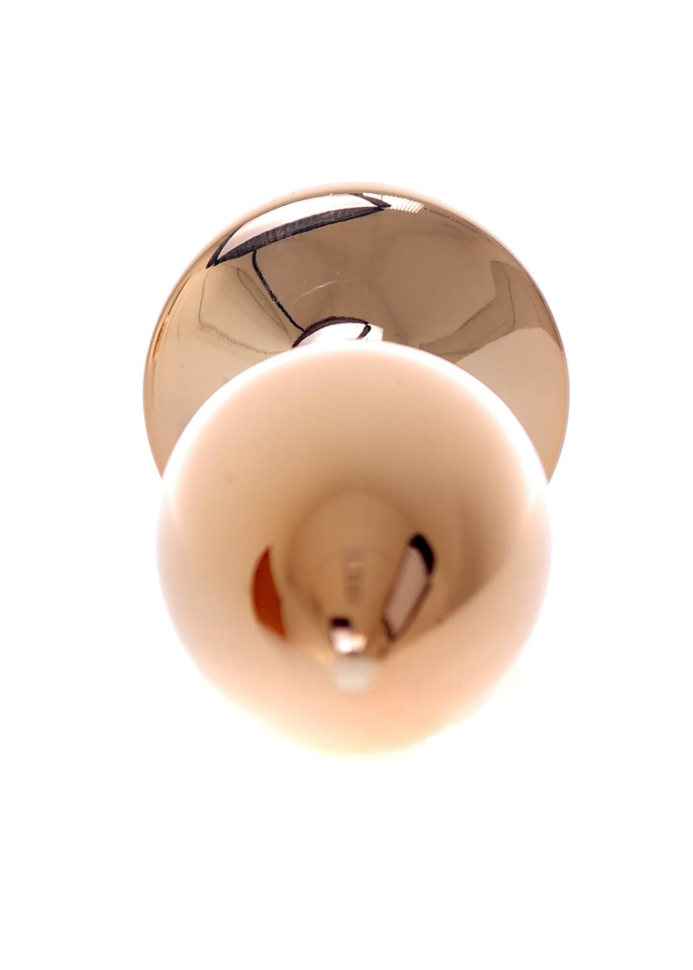 Dop anal din oțel inoxidabil HeavyFun Rose, roz, 7 cm