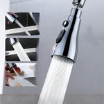 Extensie Robinet Bucatarie, Flippy, Universal, 3 Moduri de Curgere Apa, Otel Inoxidabil, Rotire 360 de Grade, Cap