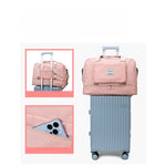 Geanta Pliabila, Flippy, pentru Voiaj, Buzunare Multiple, de Mana, Impermeabila, Material Textil, Capacitate 8 Kg,