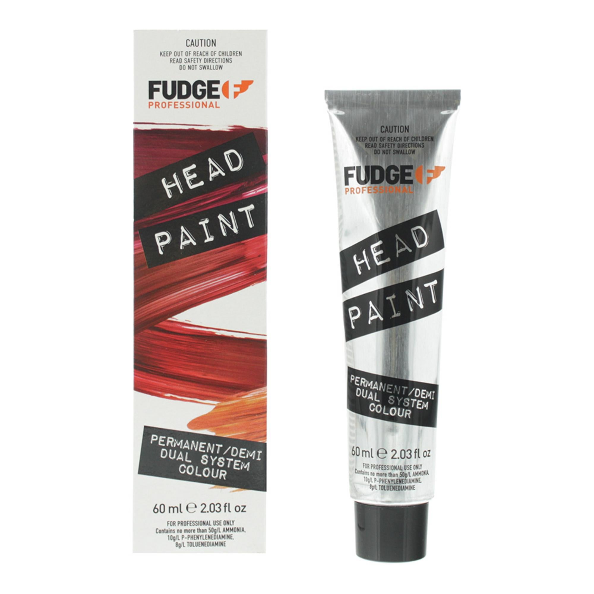 Fudge Professional, Head Paint, Complex de condiționare triplu, Vopsea permanentă de păr, 55.26 Light Intense Violet Red Brown, 60 ml