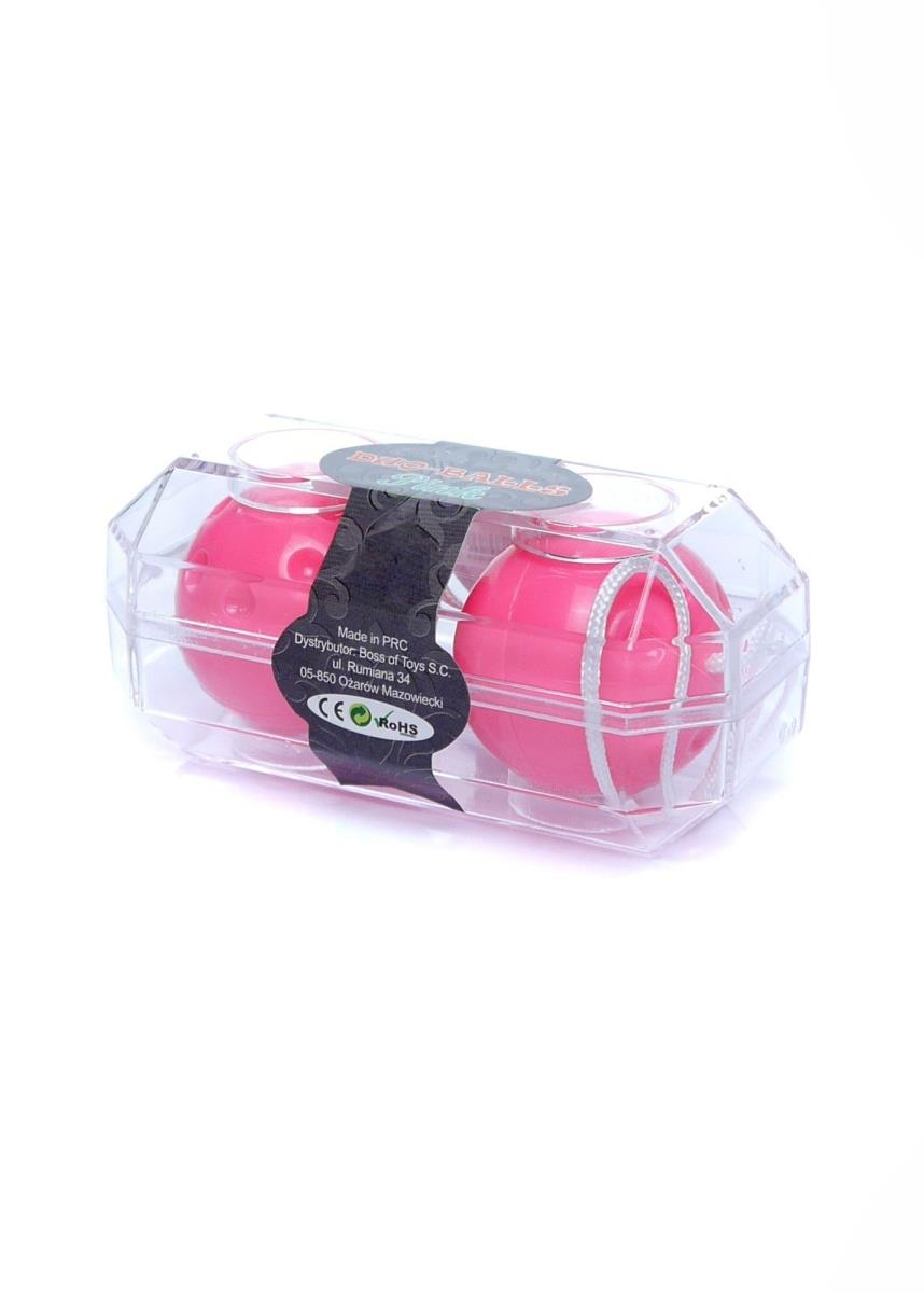 Bile de gheișă discrete duo Seria B EasyLove roz 21 cm