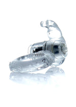 Inel vibrant Rabbit EasyLove, transparent