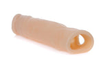 Extensor de penis realist EasyLove cu deschidere pentru testicule 18,5 cm