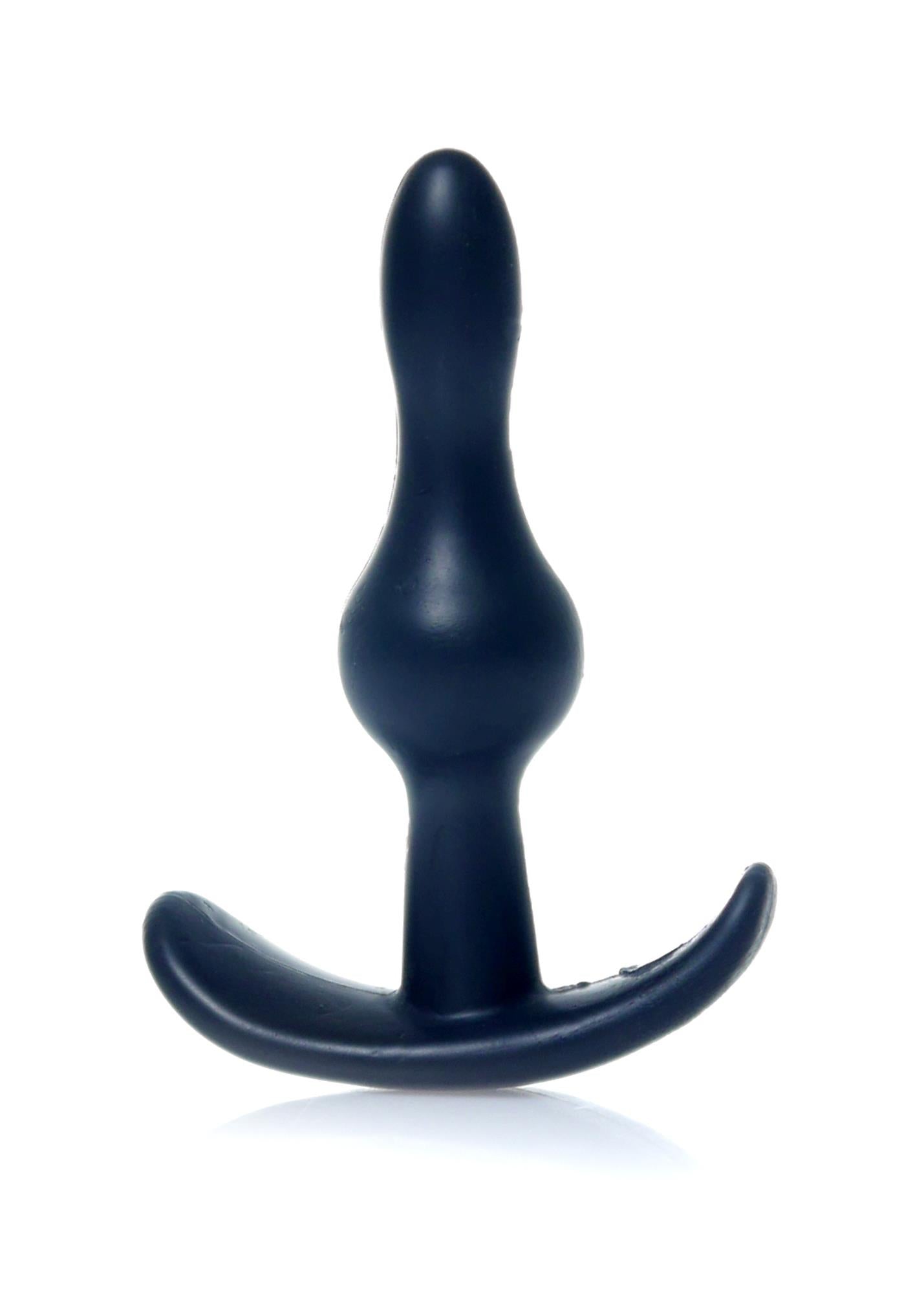 Dop anal ondulat EasyLove din TPE moale, 9 cm