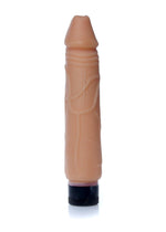 Vibrator realist din piele cibernetică EasyLove, culoarea pielii, 22 cm