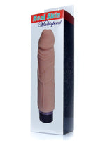 Vibrator realist din piele cibernetică EasyLove, culoarea pielii, 22 cm