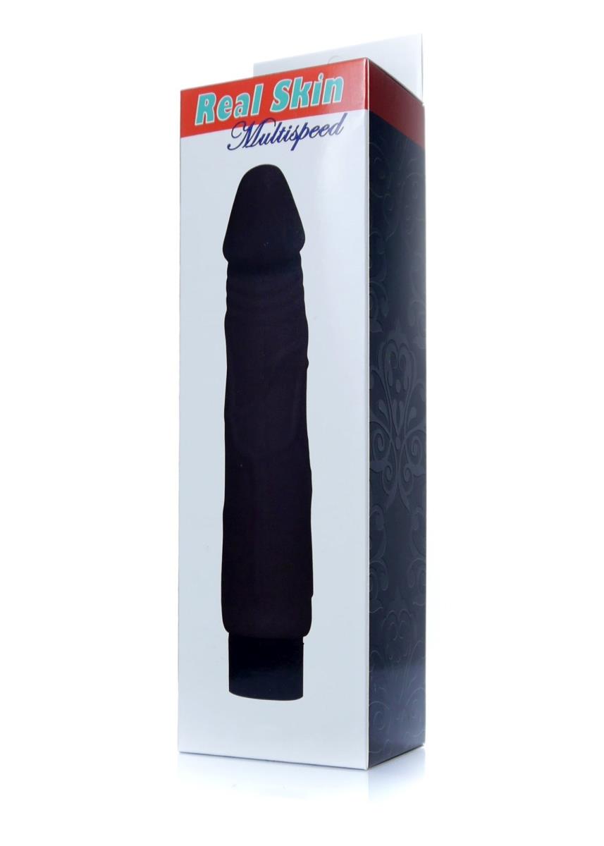 Vibrator realist Cyber ​​​​Skin EasyLove negru 22 cm