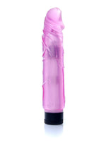 Vibrator cu gel realist EasyLove roz, reglabil, 22 cm