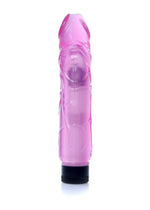 Vibrator cu gel realist EasyLove roz, reglabil, 22 cm