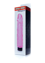 Vibrator cu gel realist EasyLove roz, reglabil, 22 cm
