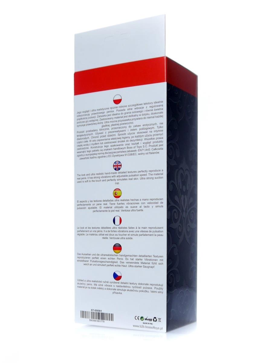 Vibrator realist Mr. Perfect EasyLove cu 12 funcții