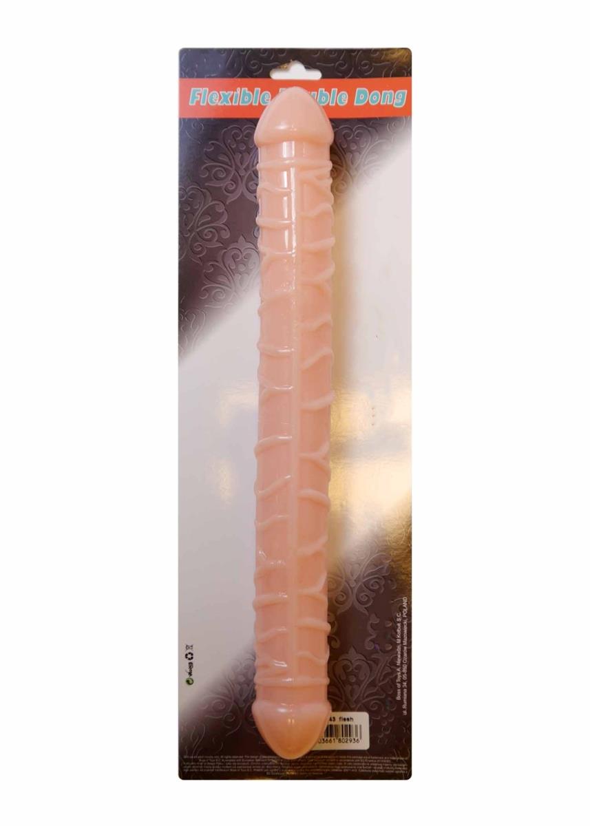 Dildo dublu flexibil realist EasyLove 34 cm