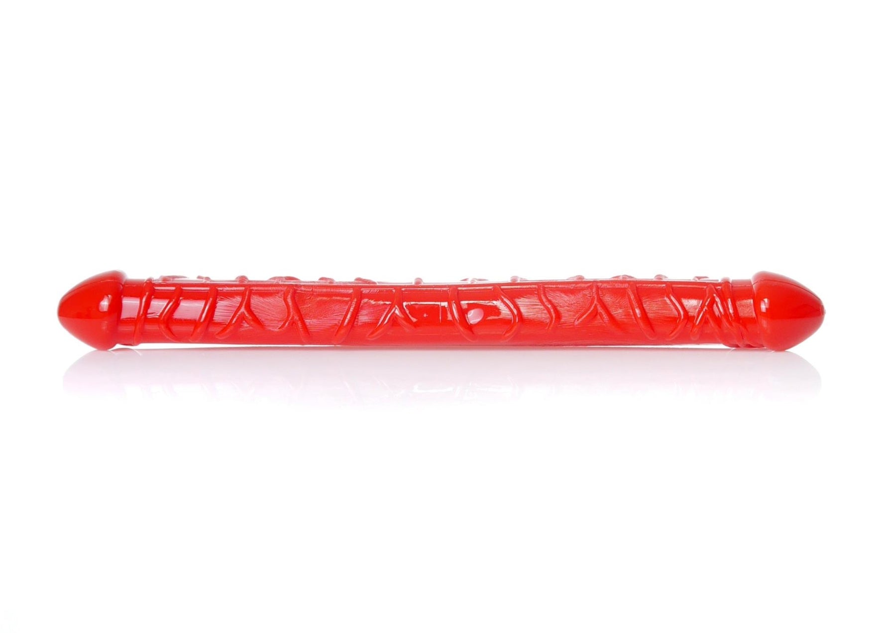 Dildo dublu flexibil EasyLove Roșu 33,5 cm