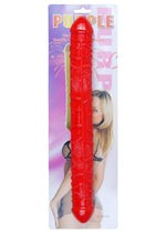 Dildo dublu flexibil EasyLove Roșu 33,5 cm