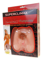 Masturbator vibrant EasyLove pentru vagin și anus, 16 cm