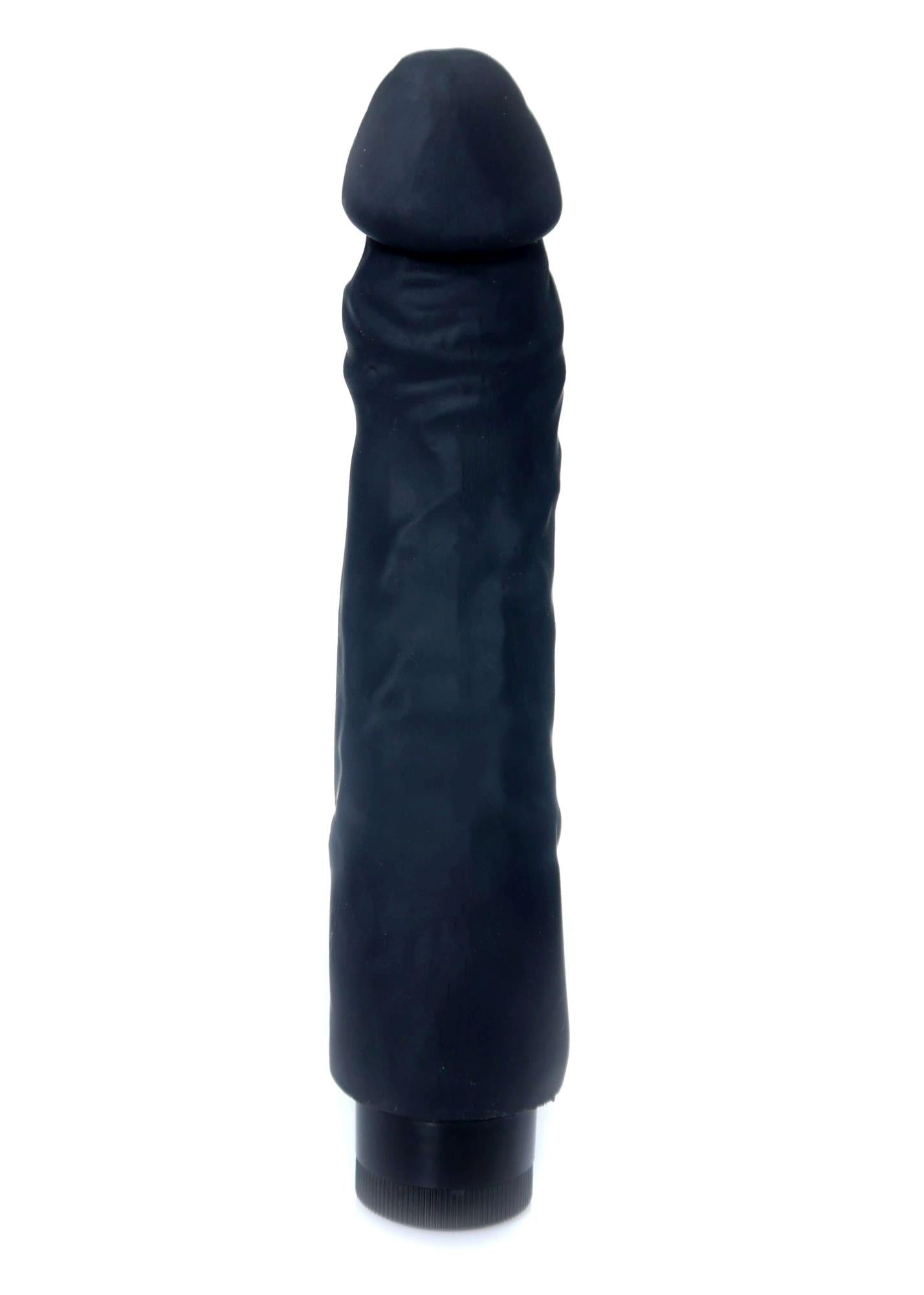 Vibrator realist Real Skin EasyLove negru 22,5 cm