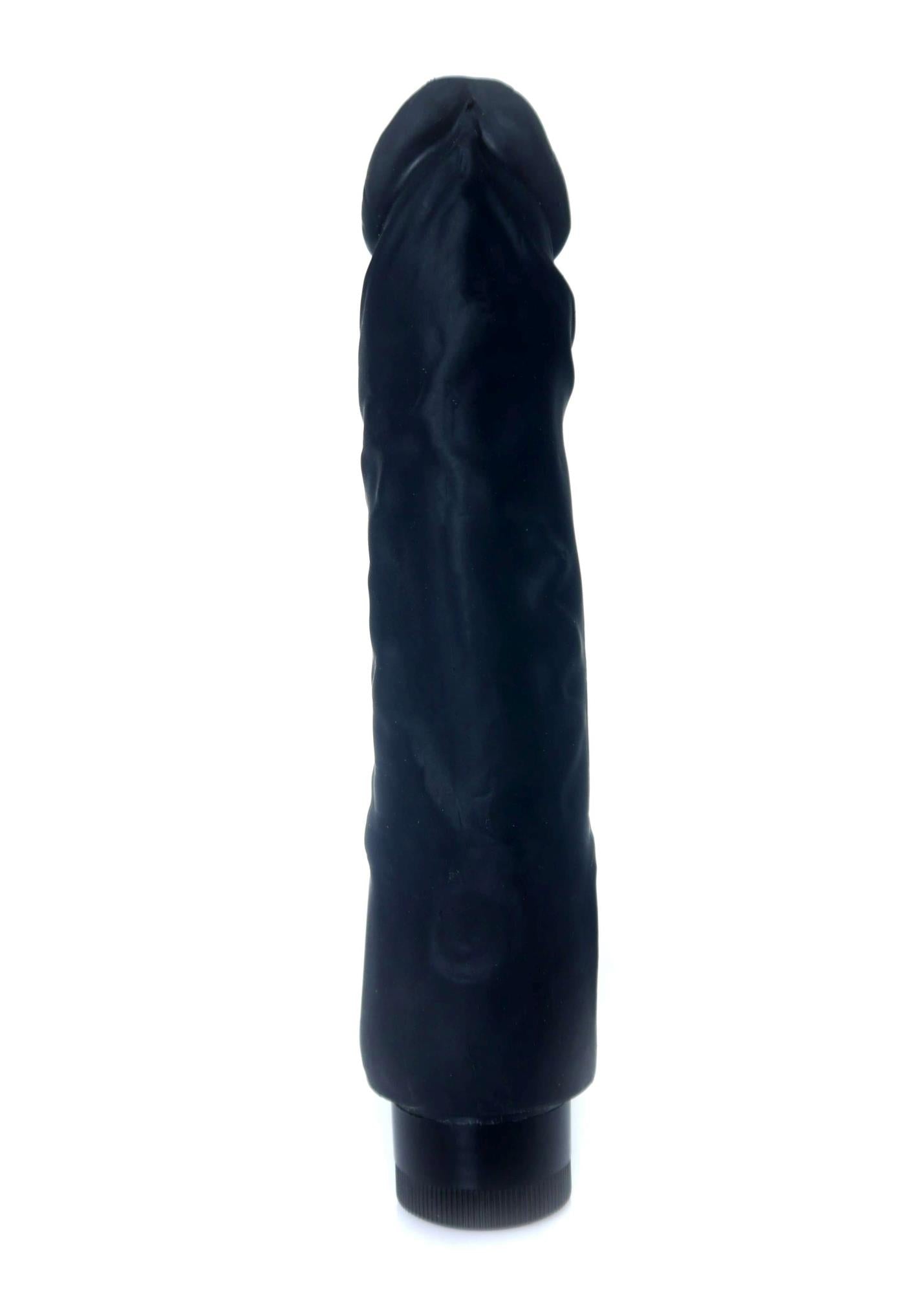 Vibrator realist Real Skin EasyLove negru 22,5 cm