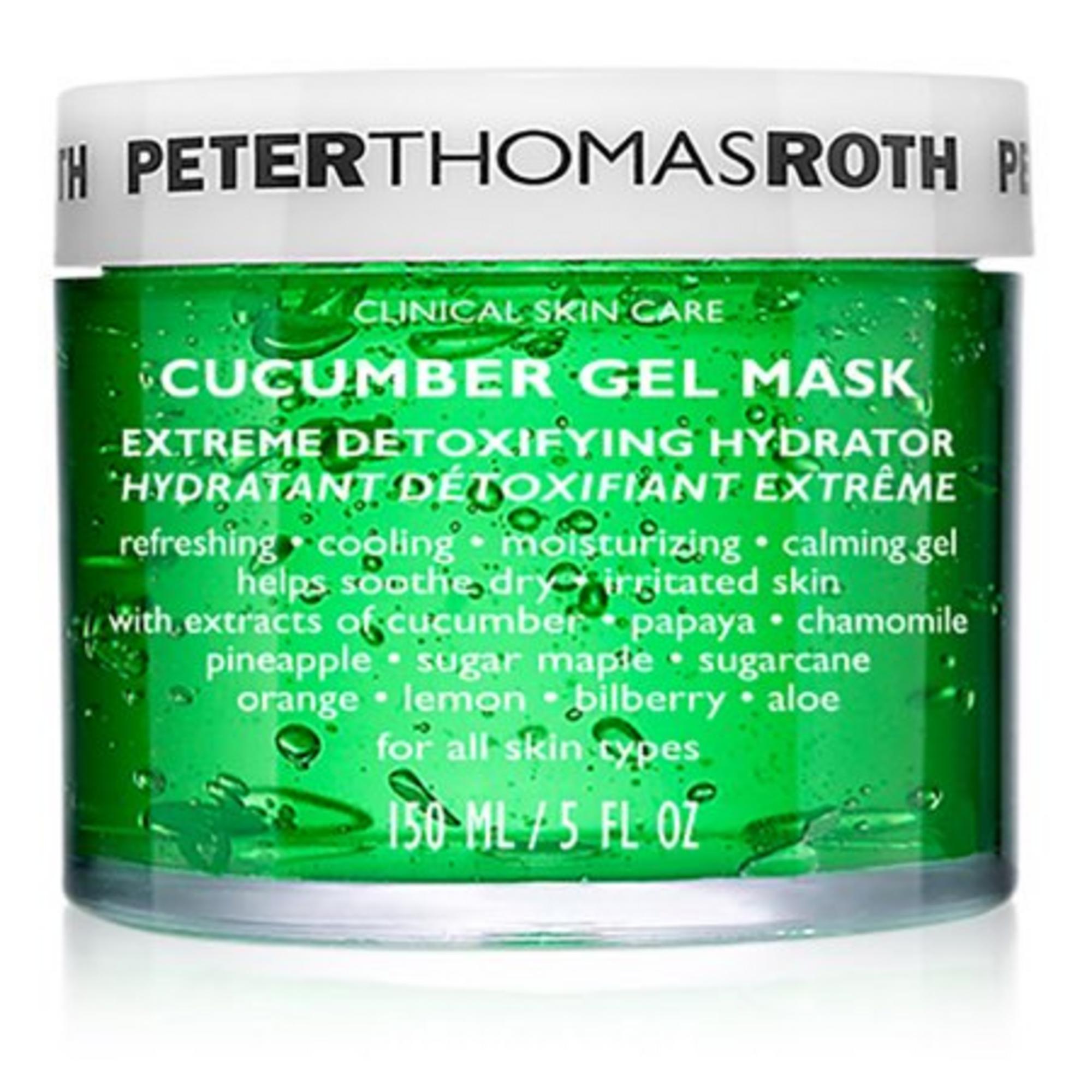 Peter Thomas Roth, Cucumber De-Tox, Calmant, Mască de gel, Față, 150 ml