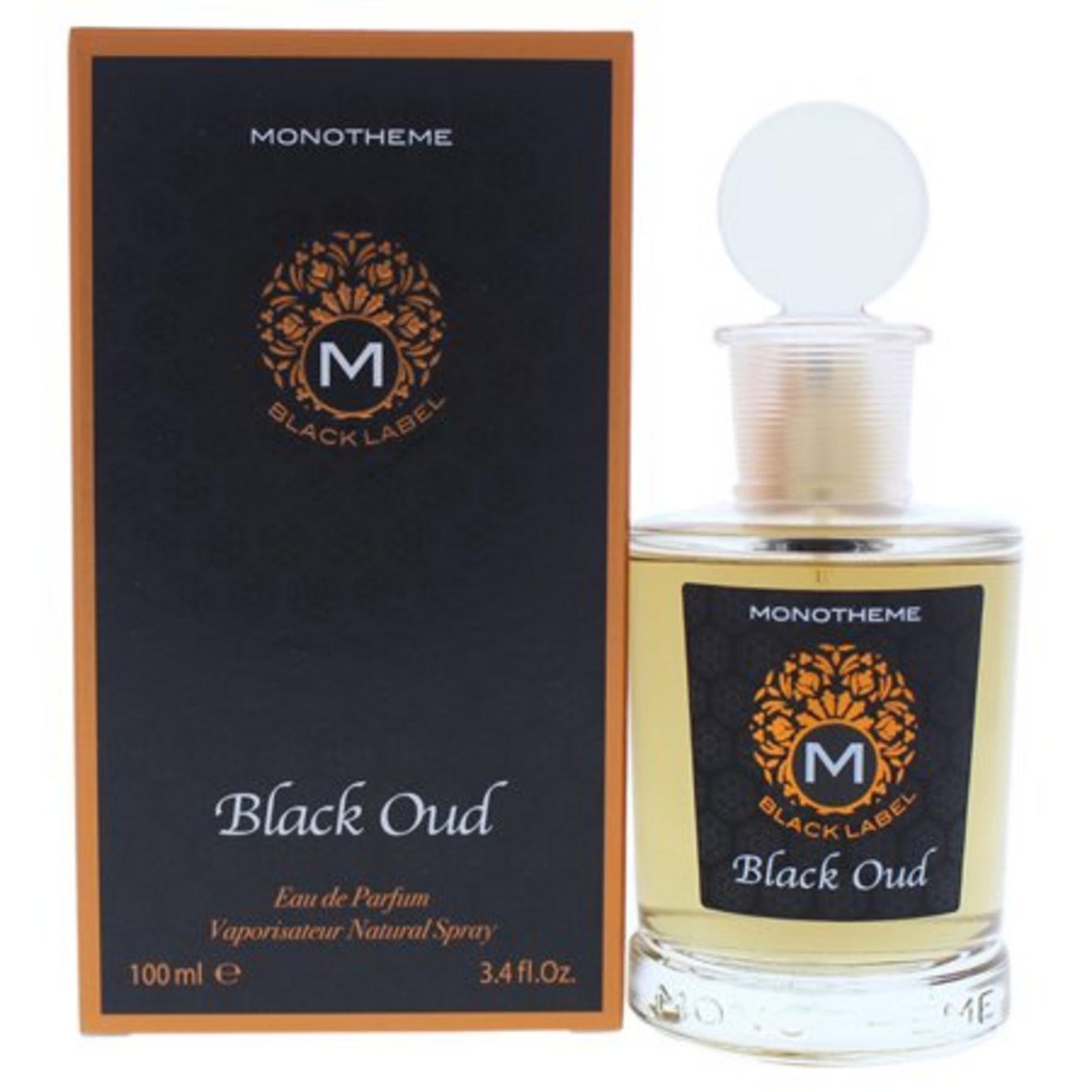 Monotheme, Black Oud, Apă de parfum, Unisex, 100 ml
